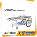 RT-006B-3666 big and small wheels emergency stretcher with infusion pole